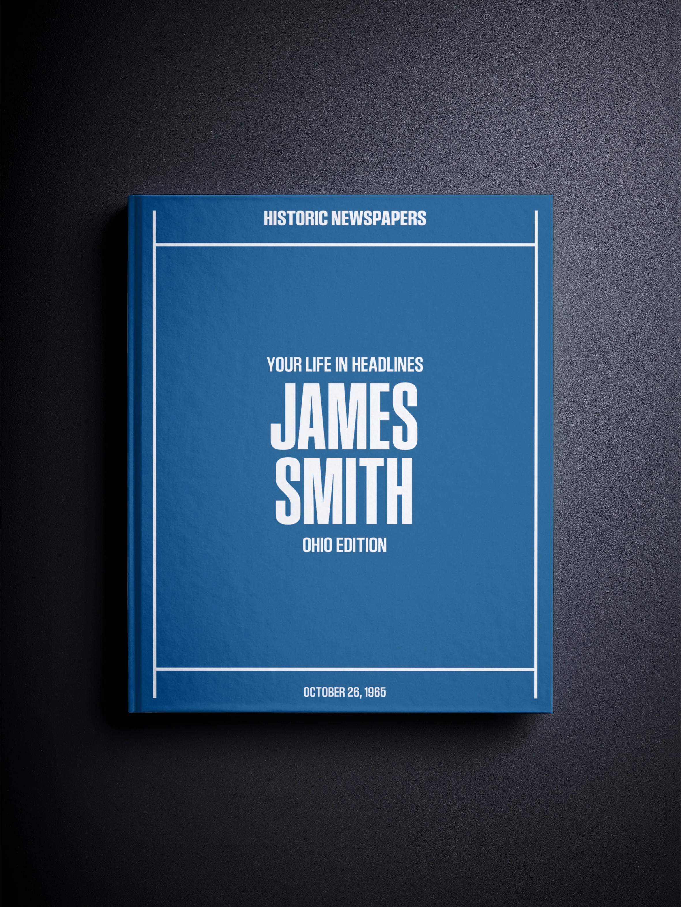 Personalized Birthday Newspaper Book Ohio Edition - Image 2