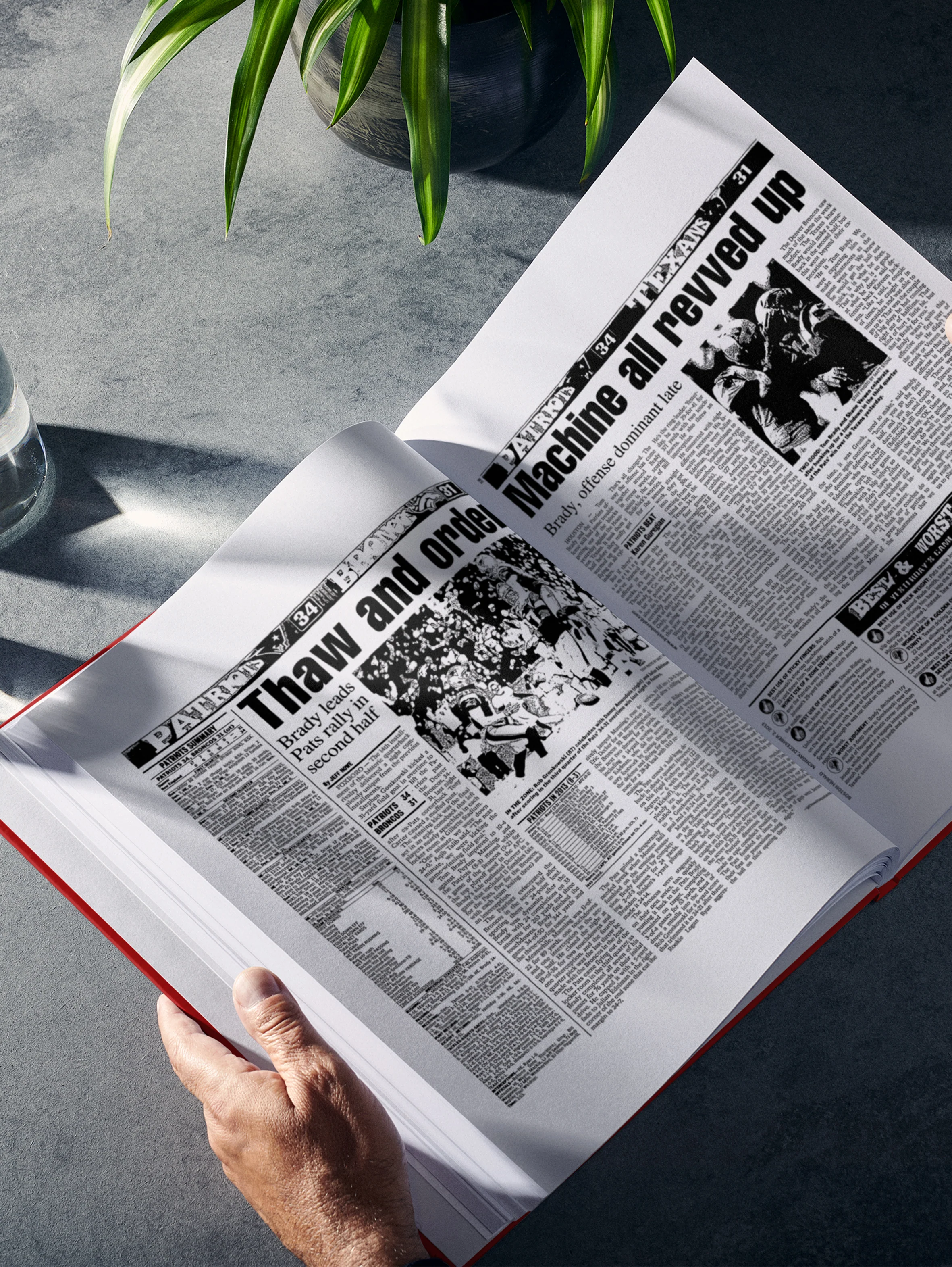 The Story of Football Legend Tom Brady Boston Herald Edition - Image 3